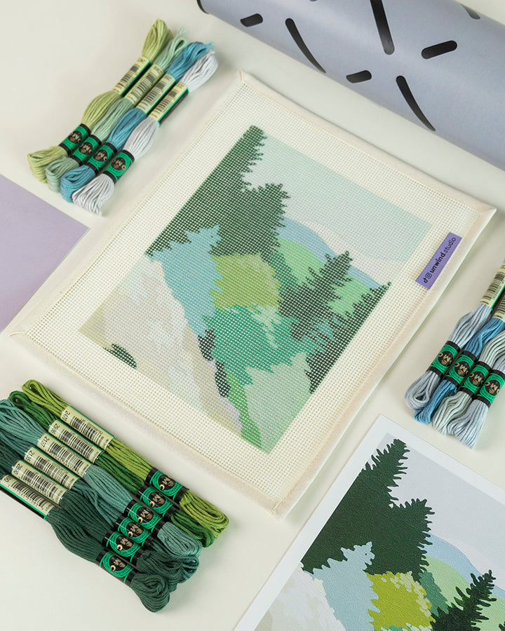 Mountain Spring Needlepoint Kit