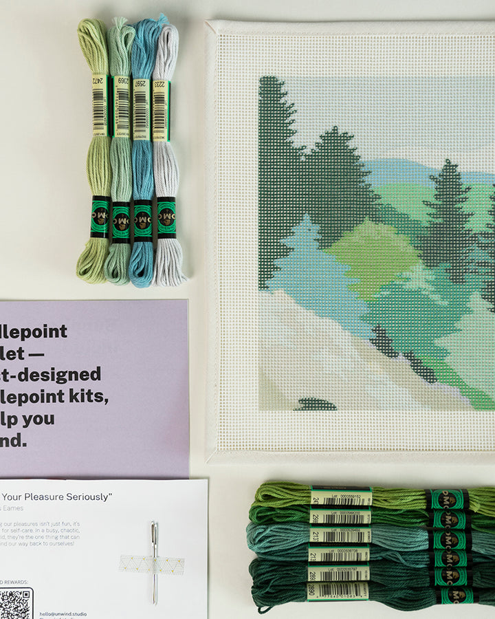 Mountain Spring Needlepoint Kit