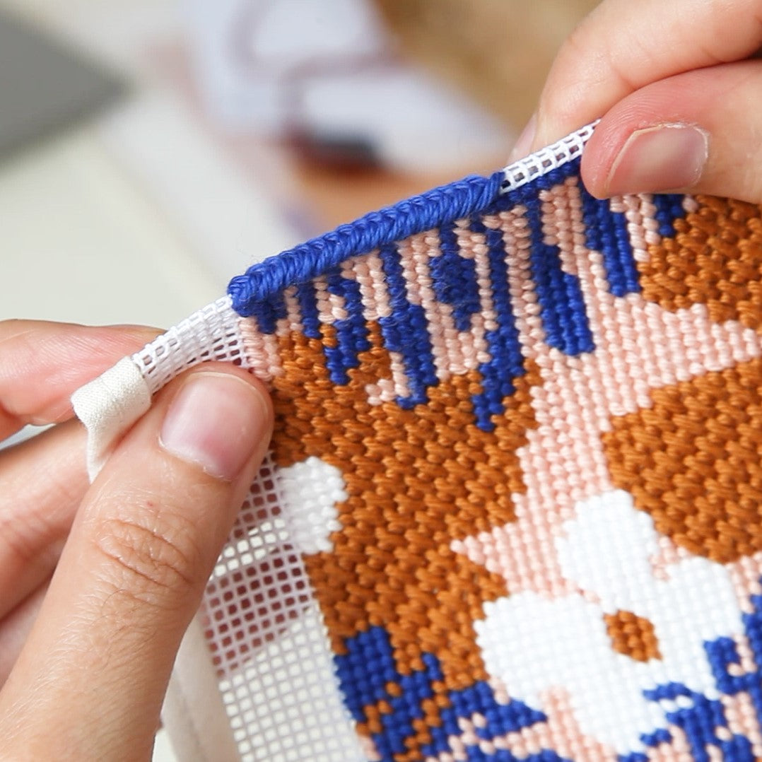 Use Stretcher Bars and Frames to Work a Needlepoint Project