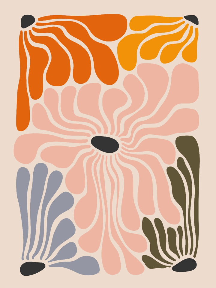 Basaloreak floral modern design illustration art by maore