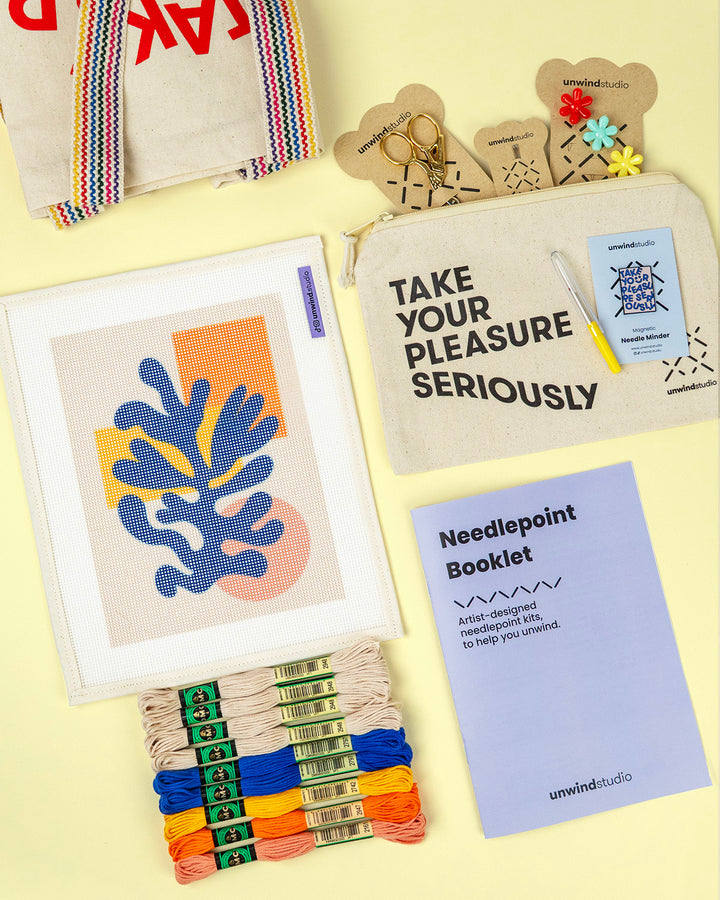 NEEDLEPOINT STARTER KIT "Matisse"
