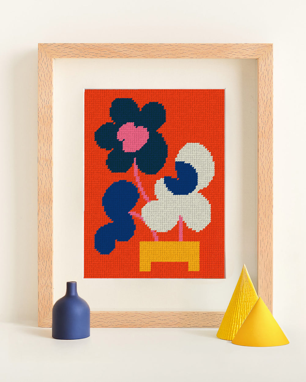 Needlepoint Starter Kit "Flower Trio", photo 4