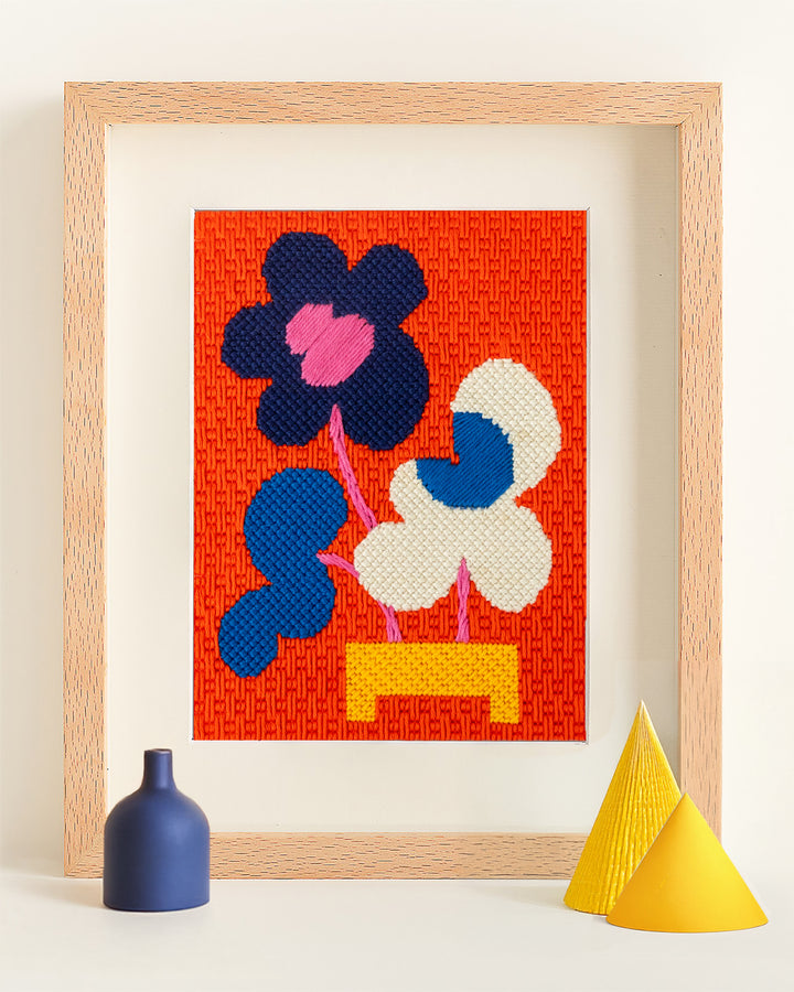 Mickebana Trio Beginner Needlepoint Kit