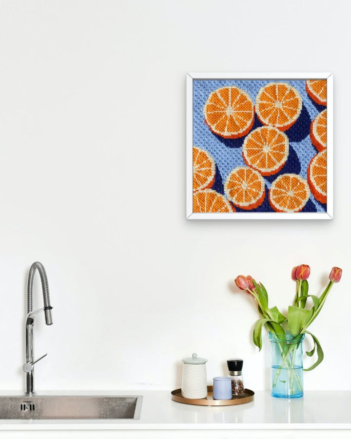 Agrumes Needlepoint Kit by Unwind Studio Modern craft kit