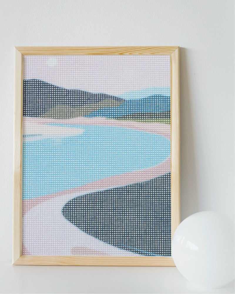 Bella Landscape Needlepoint Kit by Unwind Studio