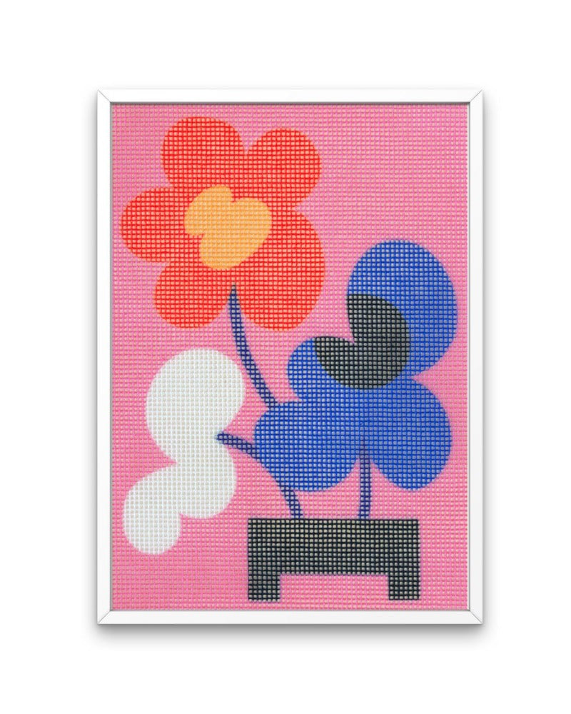 Nadia Beginner Floral Needlepoint Kit – Unwind Studio
