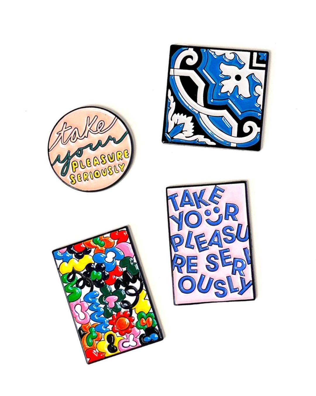 Magnet Needle Minder Portuguese Tile (enamel pin) – Unwind Studio