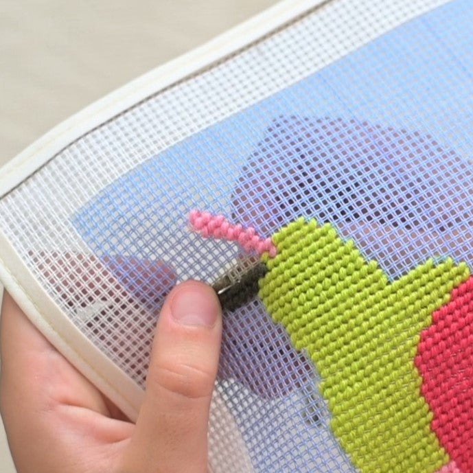 Needlepoint for Kids: Basic Stitching – Unwind Studio