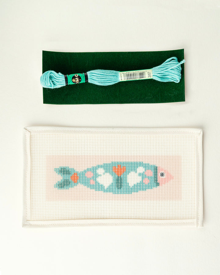 Portugiesische Sardine Lesezeichen Needlepoint Kit