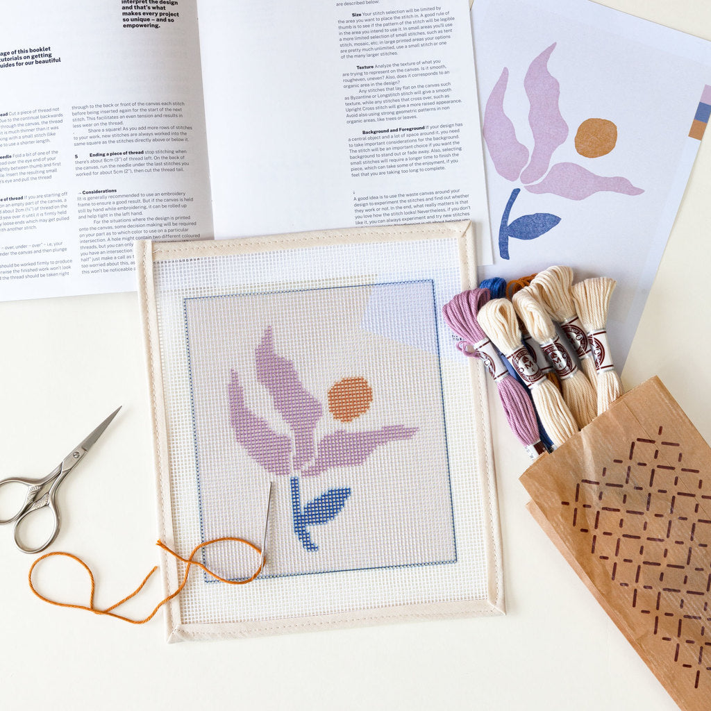How to do Needlepoint with or without a frame – Unwind Studio