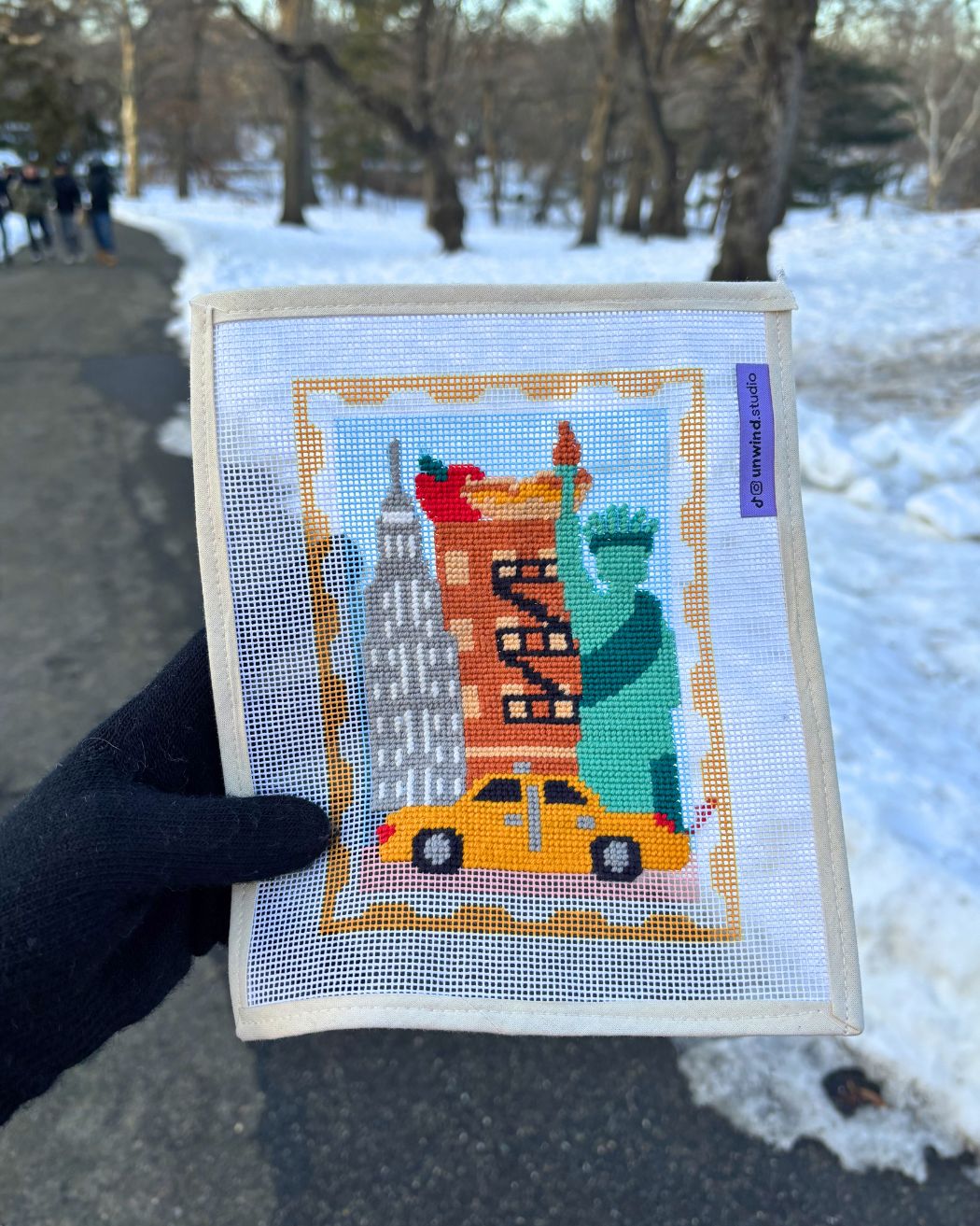 New York Postcard Needlepoint Kit