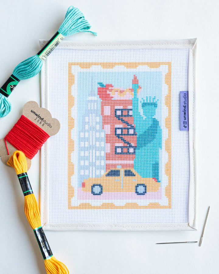 New York Postcard Needlepoint Kit