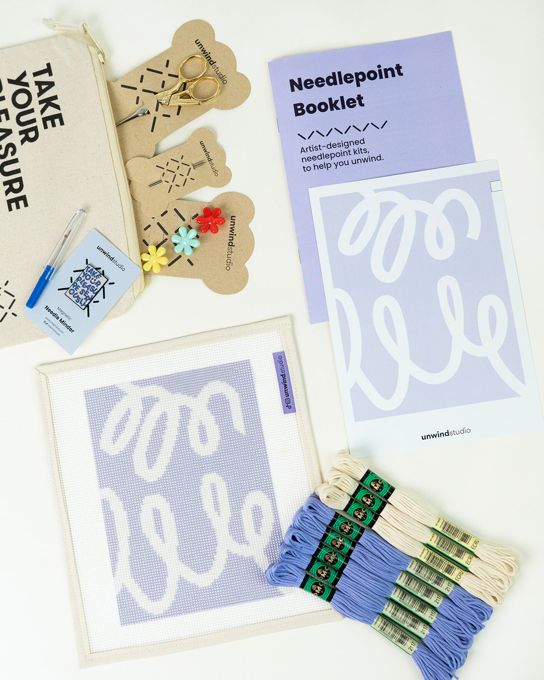 NEEDLEPOINT STARTER KIT Olele