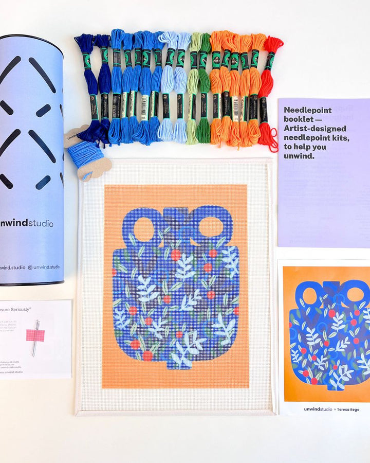 Olivenbaum Töpferei Gobelinstickerei Kit