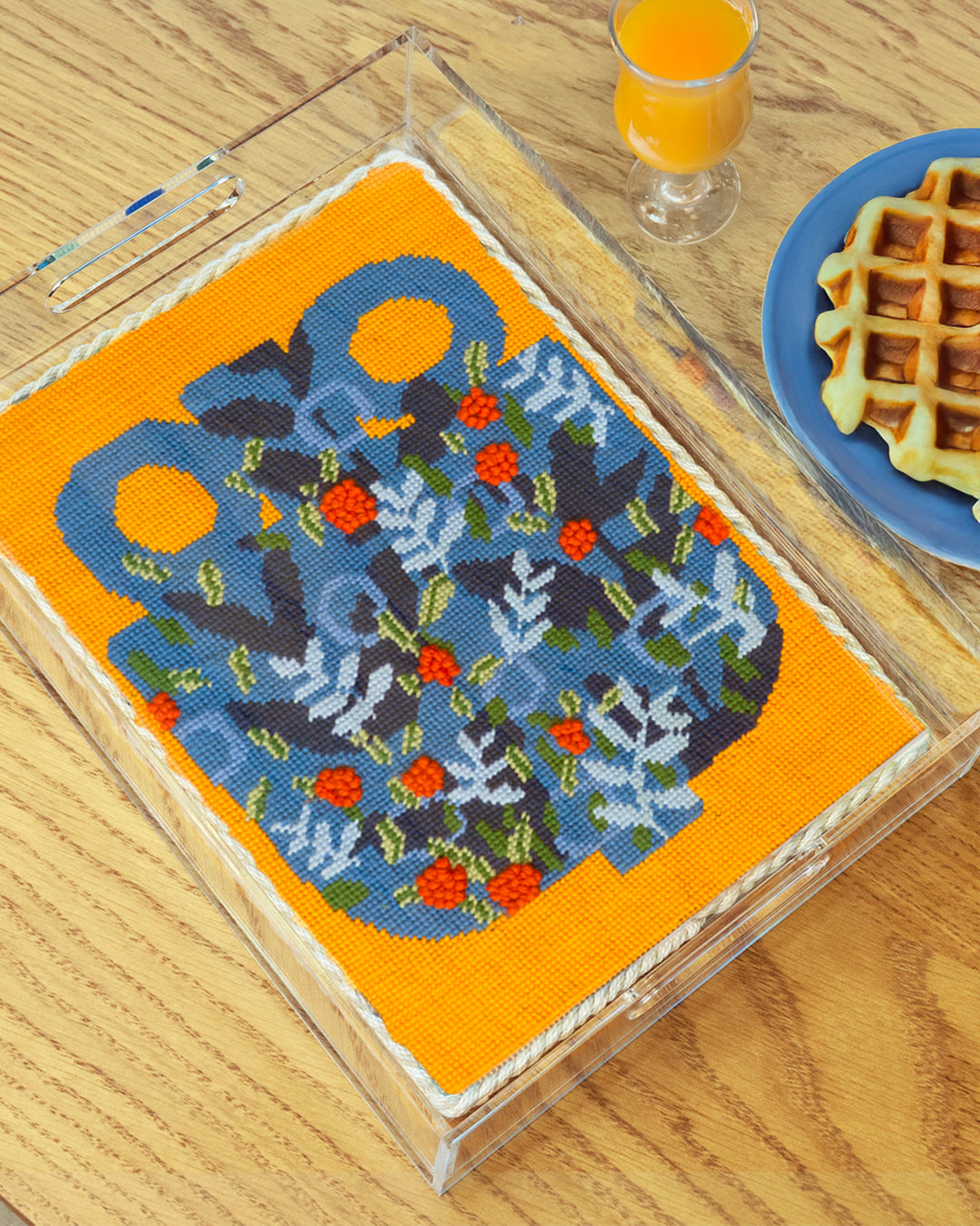 Olive Tree Pottery Needlepoint Kit