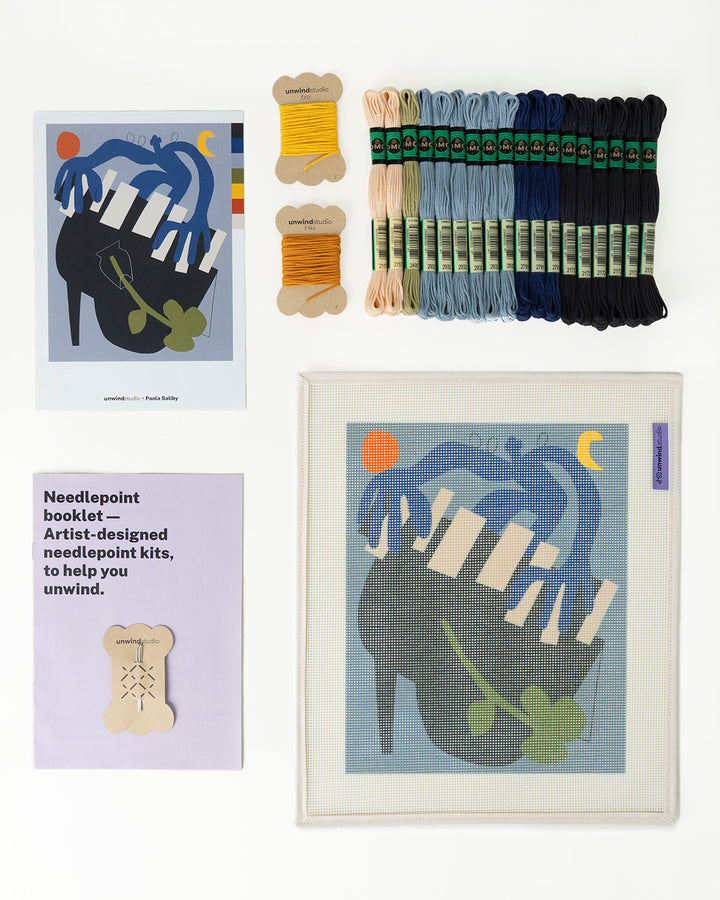 Blues Needlepoint Kit
