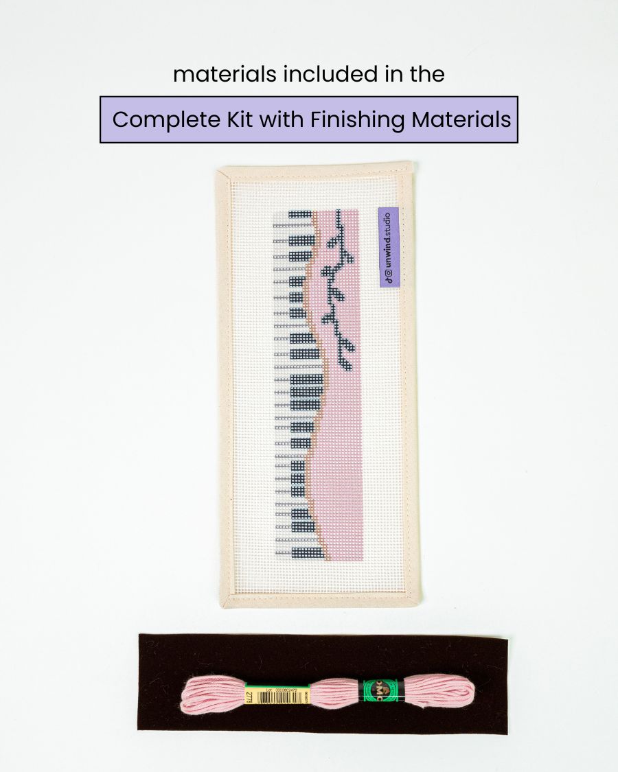 Piano Forte Bookmark Needlepoint Kit