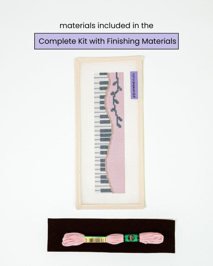 Piano Forte Bookmark Needlepoint Kit