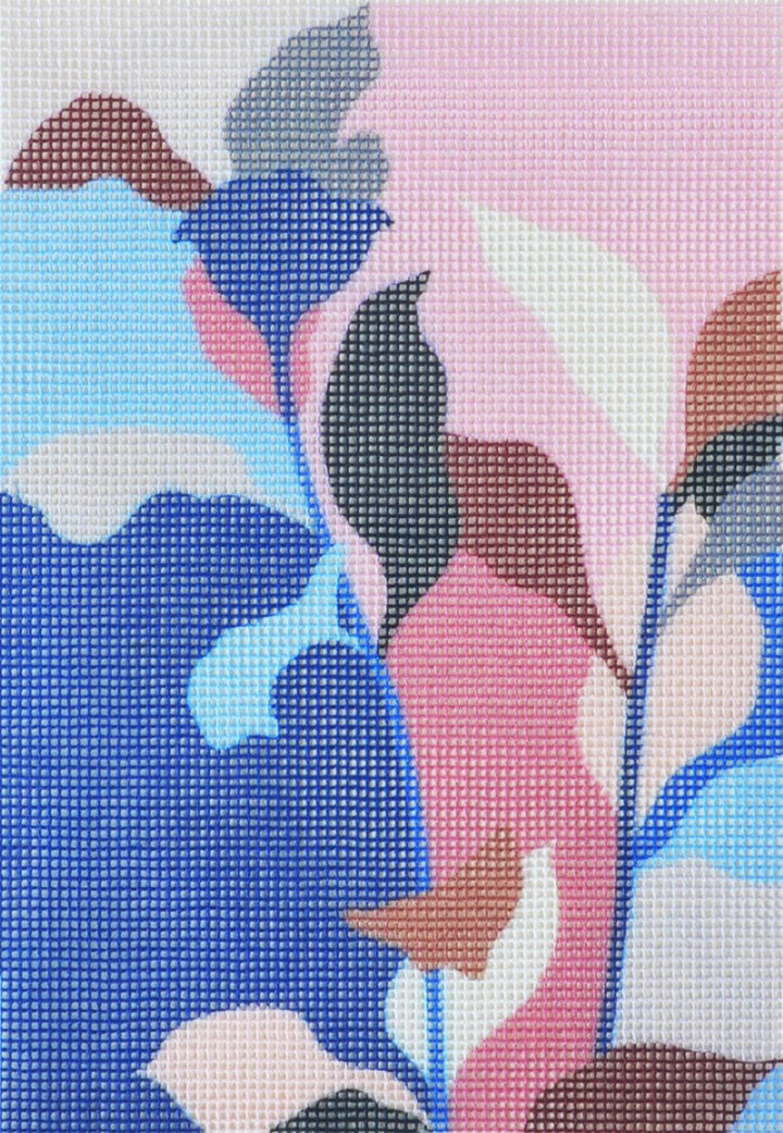 pink foliage illustration art by eloise renouf