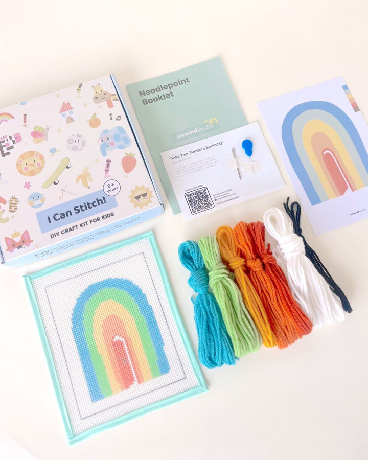 Playing Door Needlepoint Kit for Kids