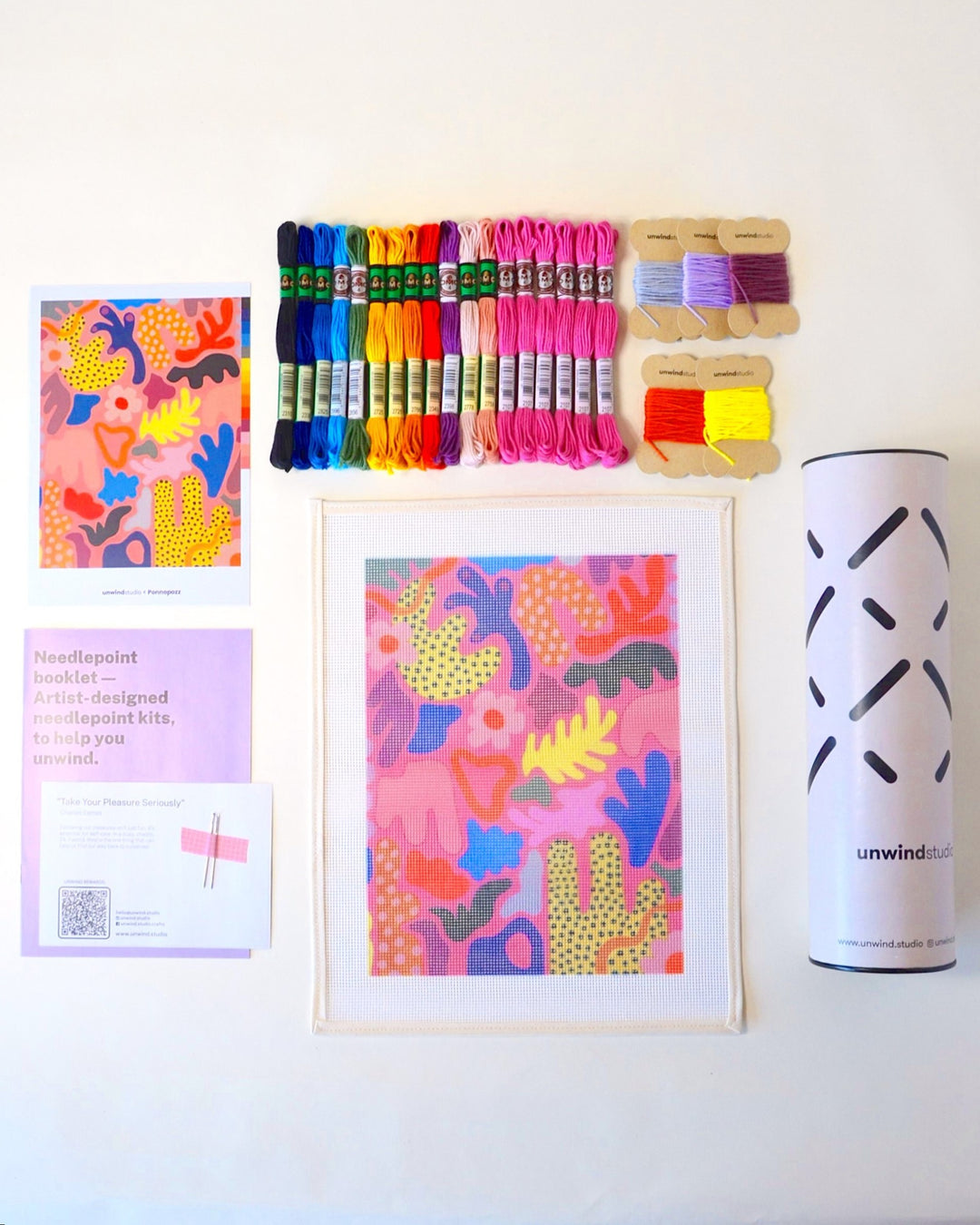 Polly Needlepoint Kit by Unwind Studio