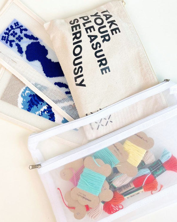 Project Bag Mesh Pouch Pockets – Unwind Studio