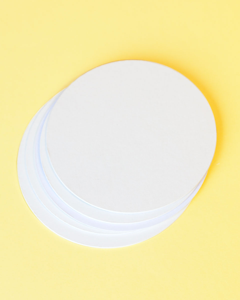 Round Mat Boards for Ornament Finishing by Unwind Studio