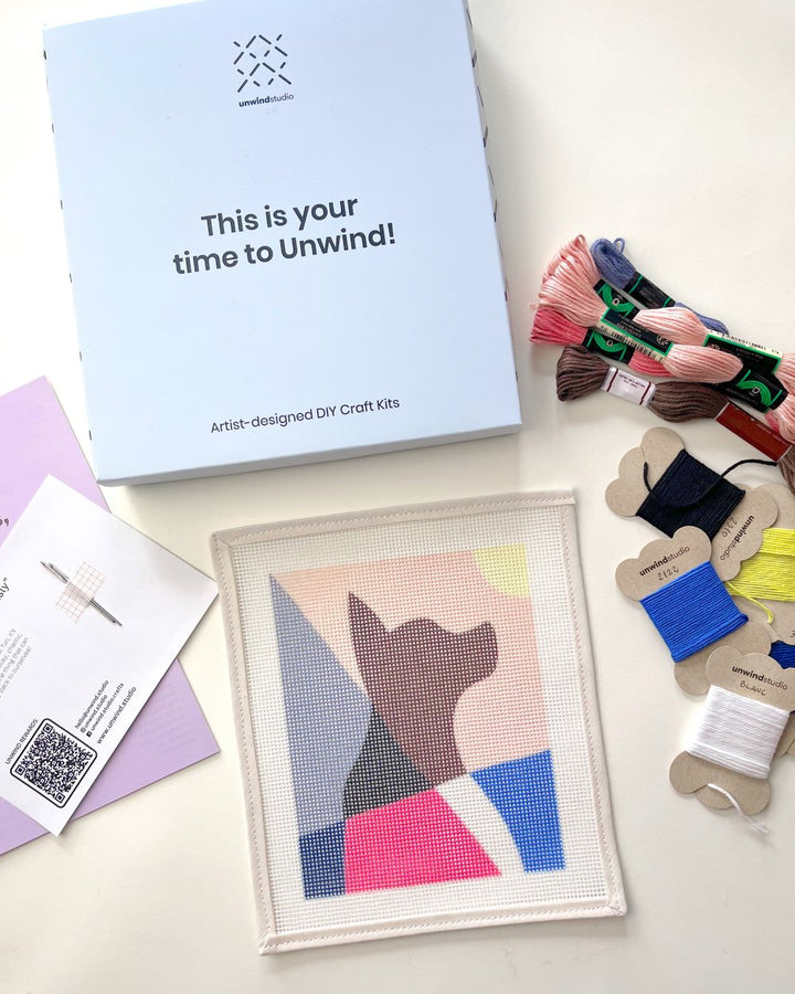 Sam Needlepoint Kit by Unwind Studio