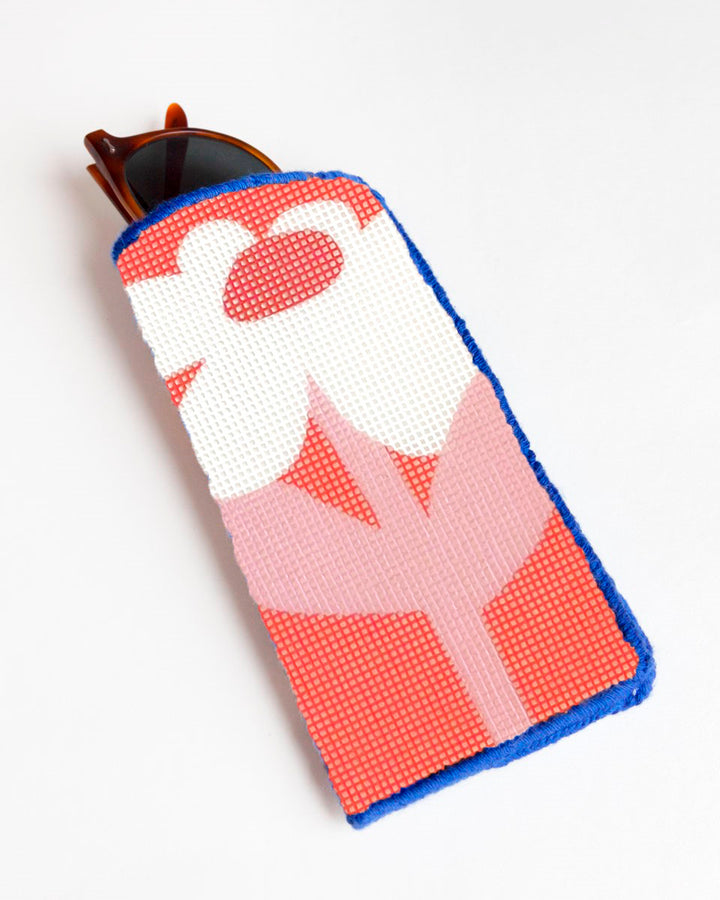 Sunny Sunday Needlepoint Sunglasses Case Kit by Unwind Studio