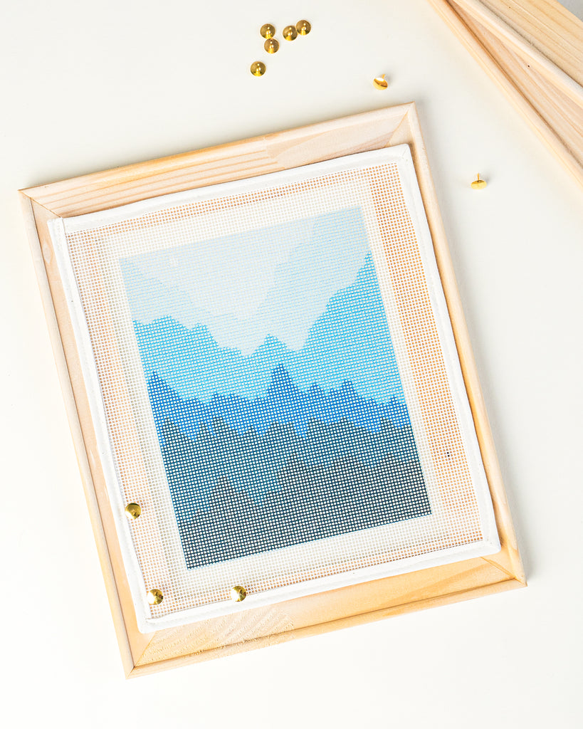 Needlepoint Thumb Tacks for Stitching Frames by Unwind Studio