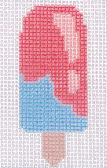 Ice Cream Needlepoint Patch Kit