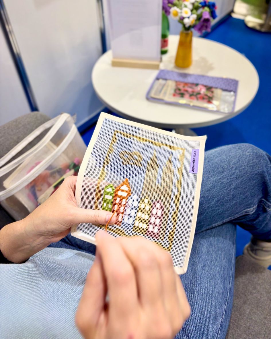 Cologne, Germany Postcard Needlepoint Kit