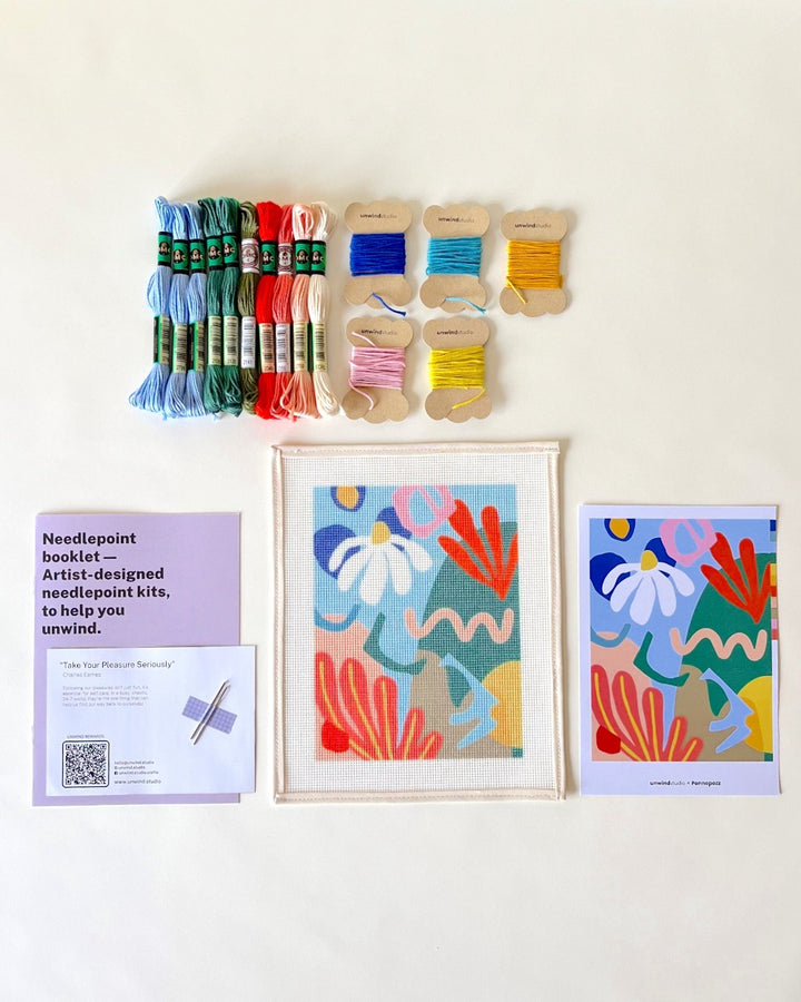 The Marsh Needlepoint Kit by Unwind Studio