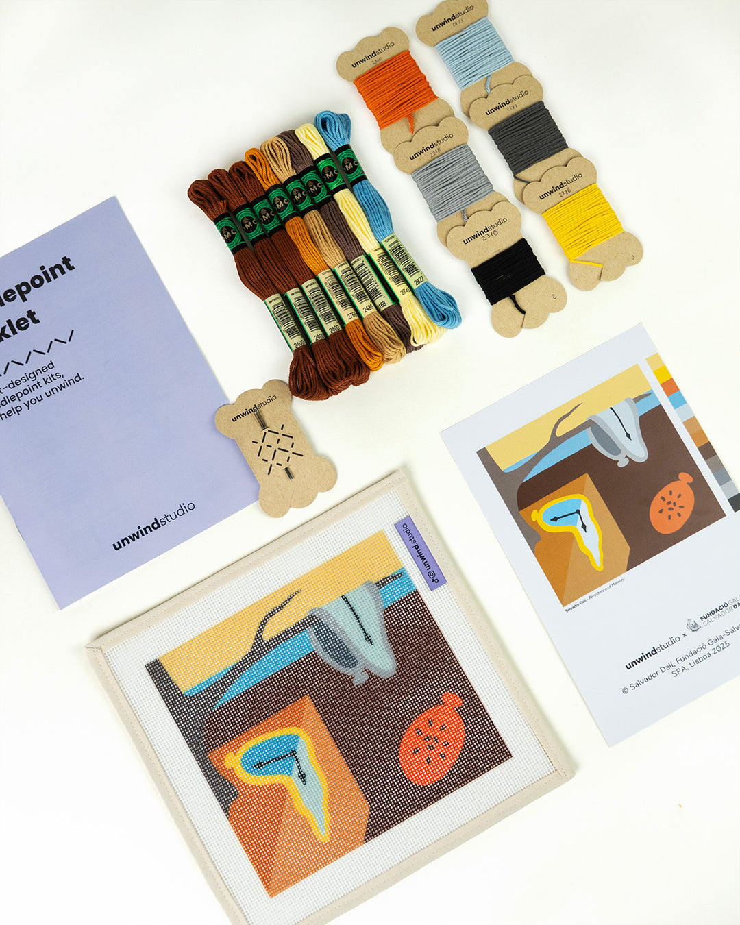 Salvador Dalí “The Persistence of Memory” Needlepoint Kit