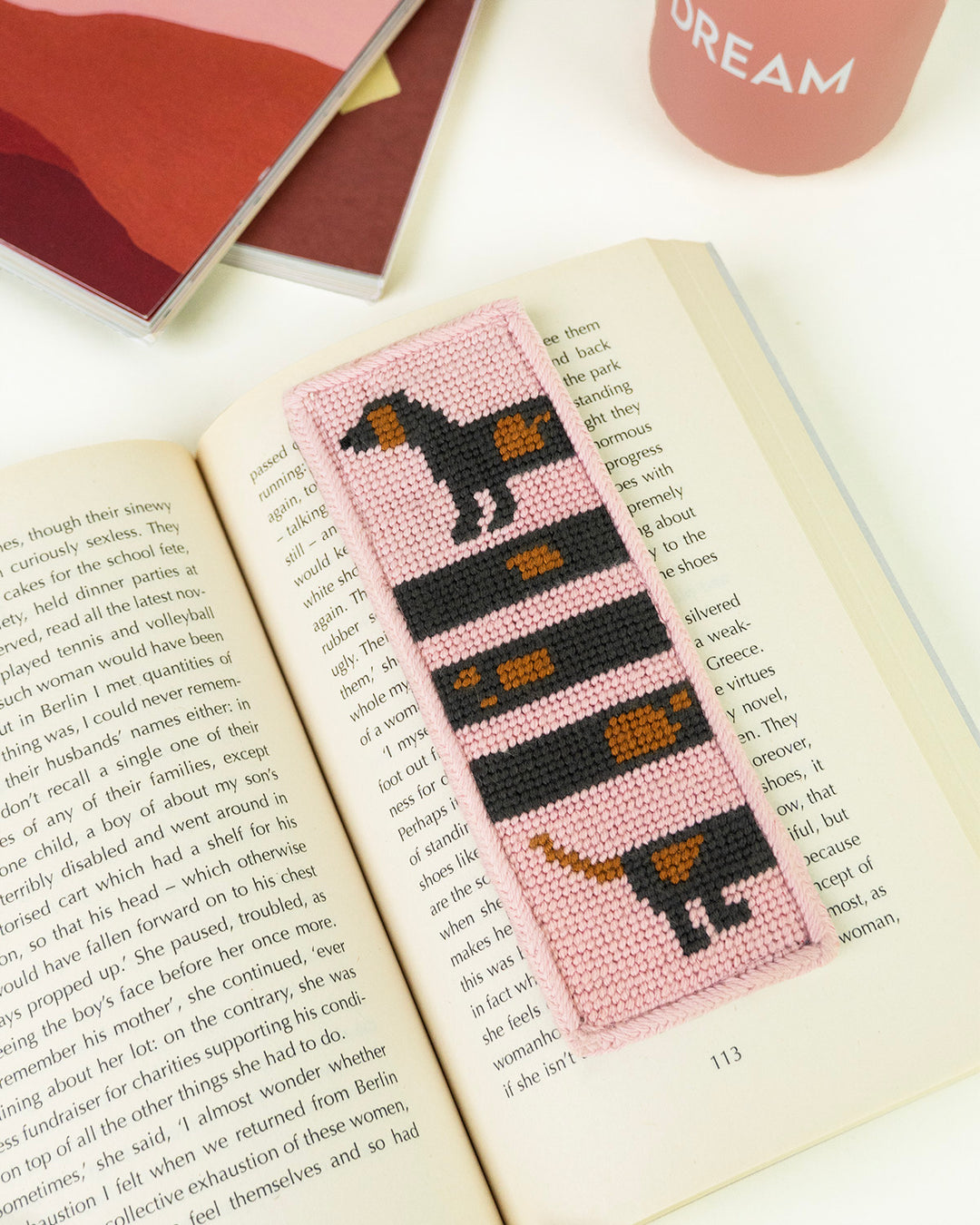The Wi(e)nner Bookmark Needlepoint Kit