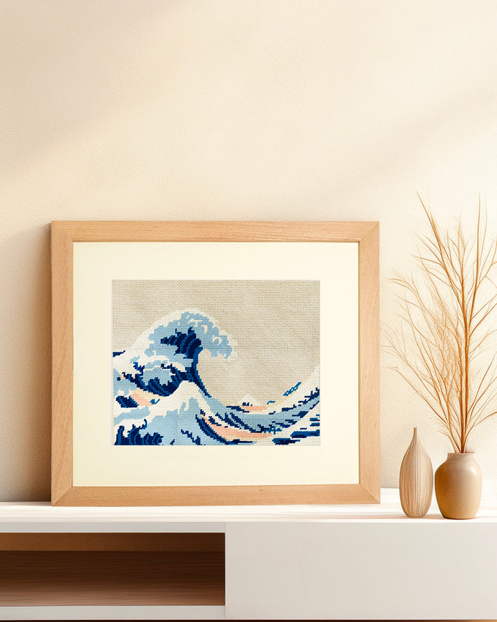 The Great Wave Needlepoint Kit