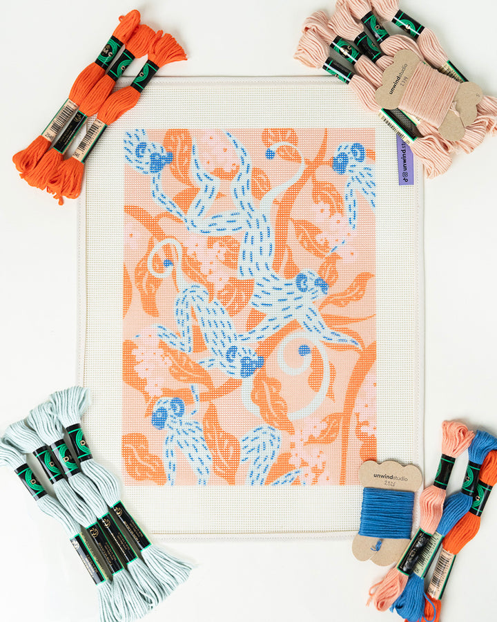 The Playful Ones Needlepoint Kit