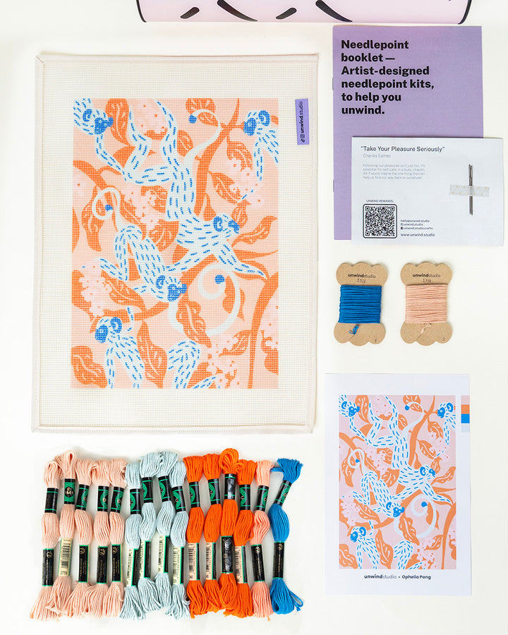 The Playful Ones Needlepoint Kit