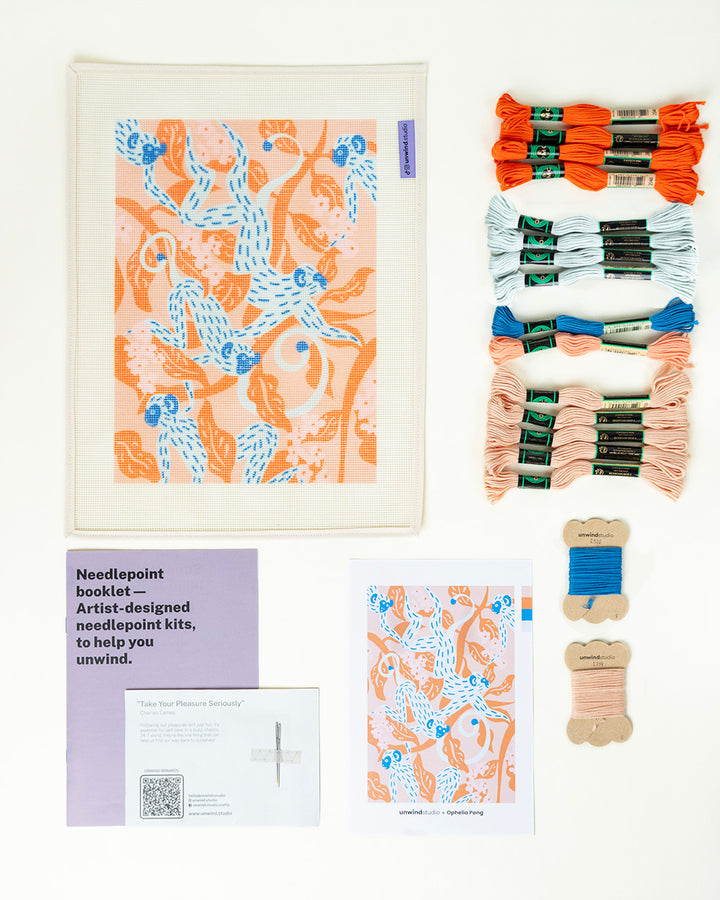 The Playful Ones Needlepoint Kit