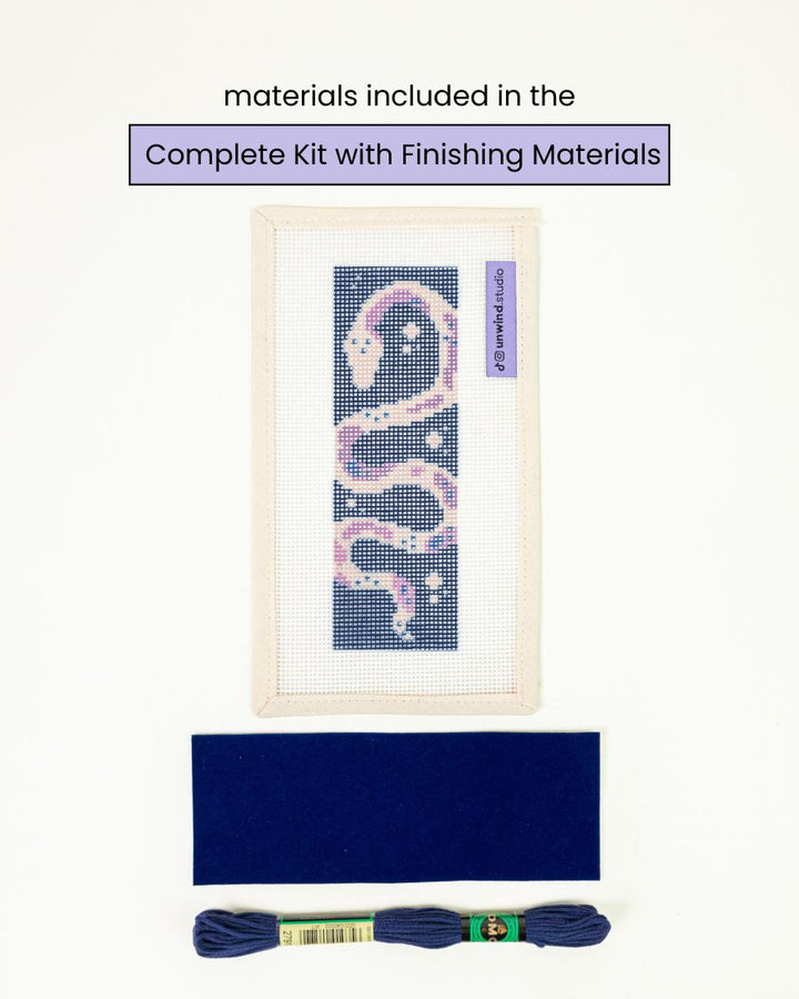 The Serpent's Tale Bookmark Needlepoint Kit