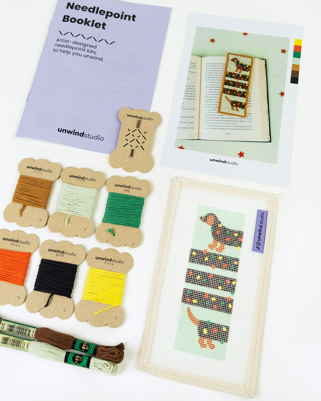 The Wi(e)nner Christmas - Limited Edition Bookmark Needlepoint Kit