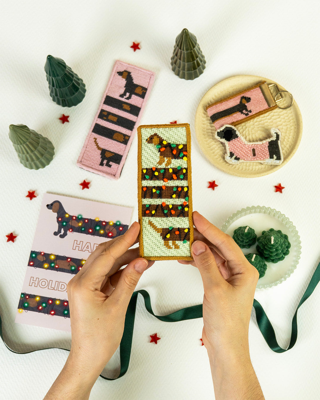The Wi(e)nner Christmas - Limited Edition Bookmark Needlepoint Kit