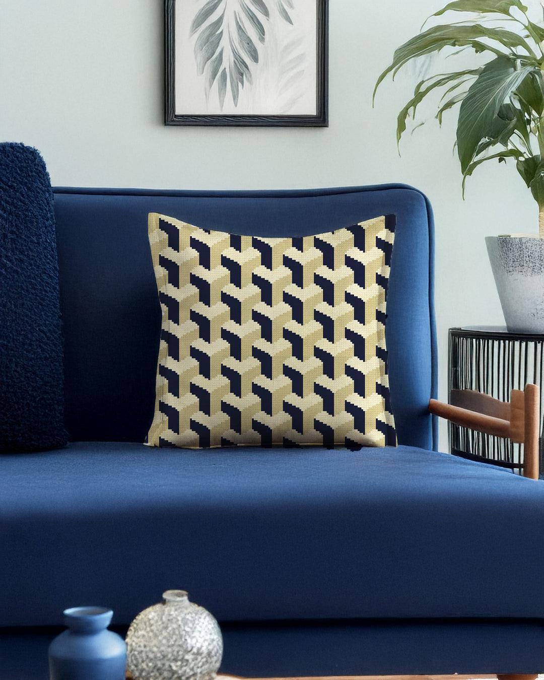 Tumbling Blocks V3: Needlepoint Cushion Kit (Counted Canvas)