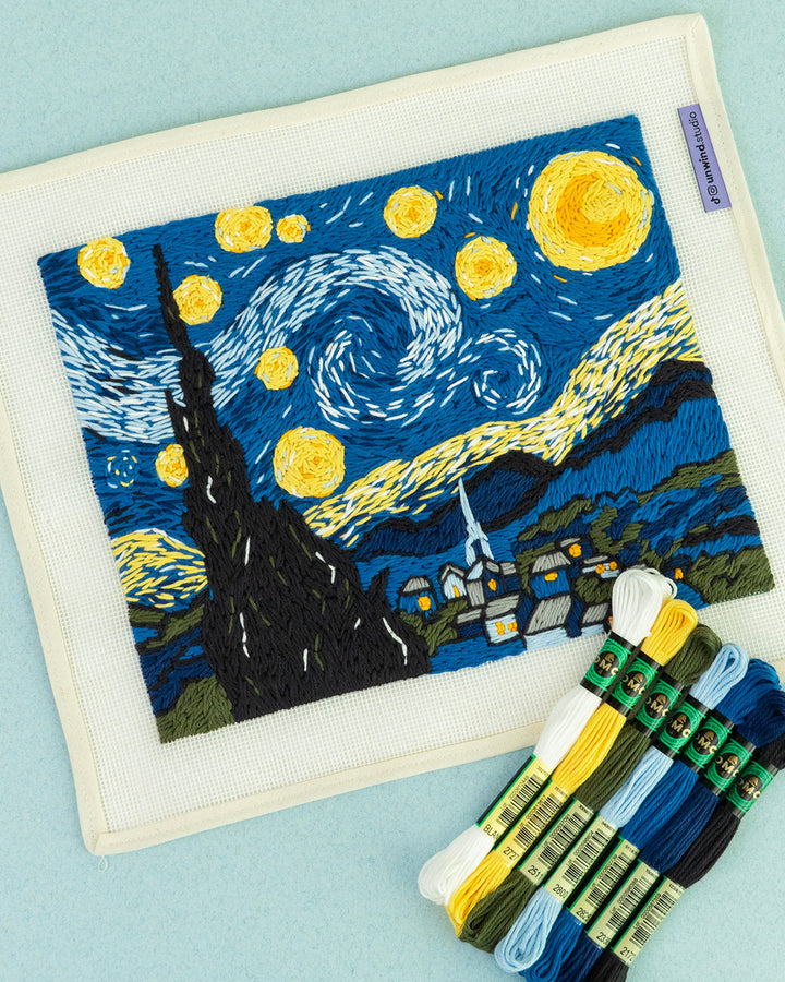 Van Gogh "Starry Night" Needlepoint Kit