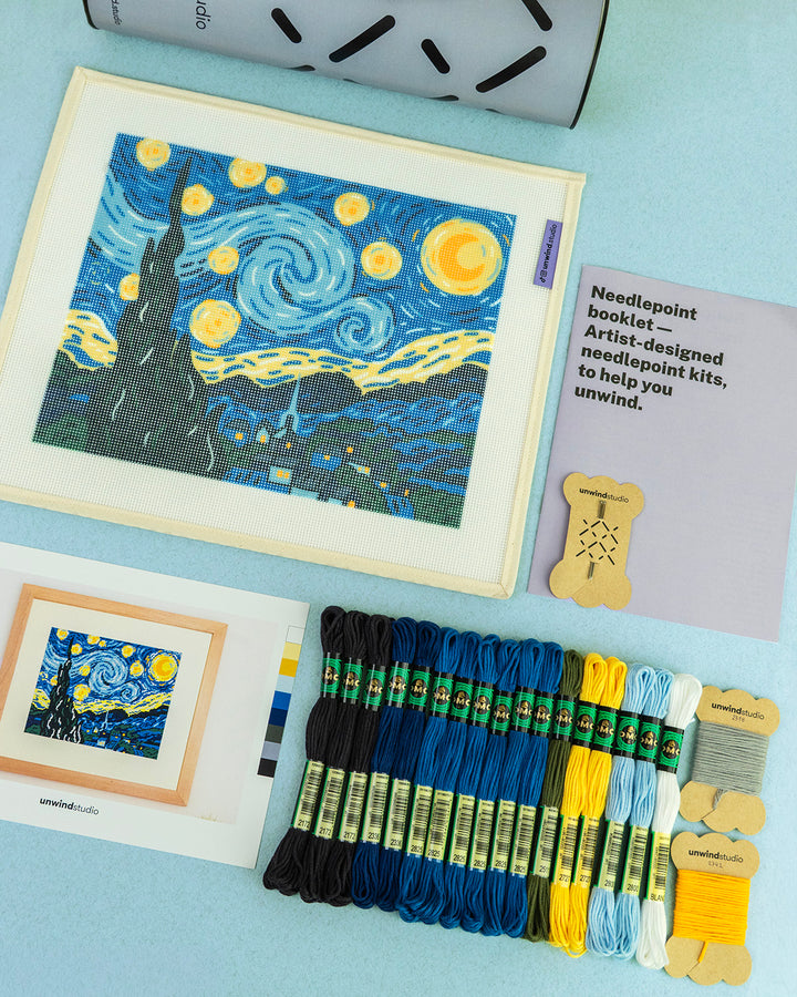 Van Gogh "Starry Night" Needlepoint Kit