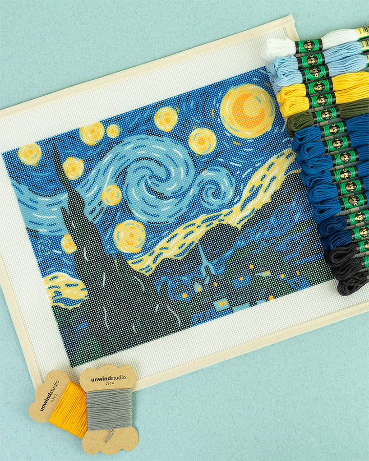 Van Gogh "Starry Night" Needlepoint Kit