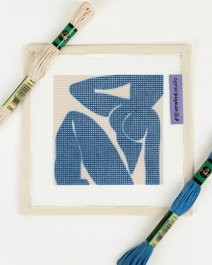 Henri Matisse “Woman in Blue” Coaster Needlepoint Kit