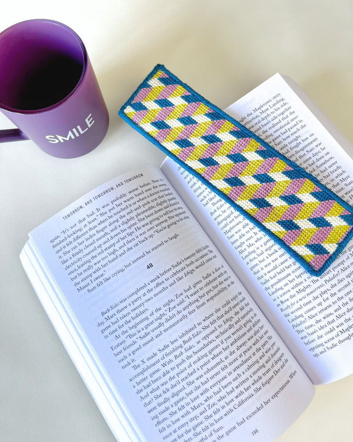 Abstract Pattern Bookmark Needlepoint Kit