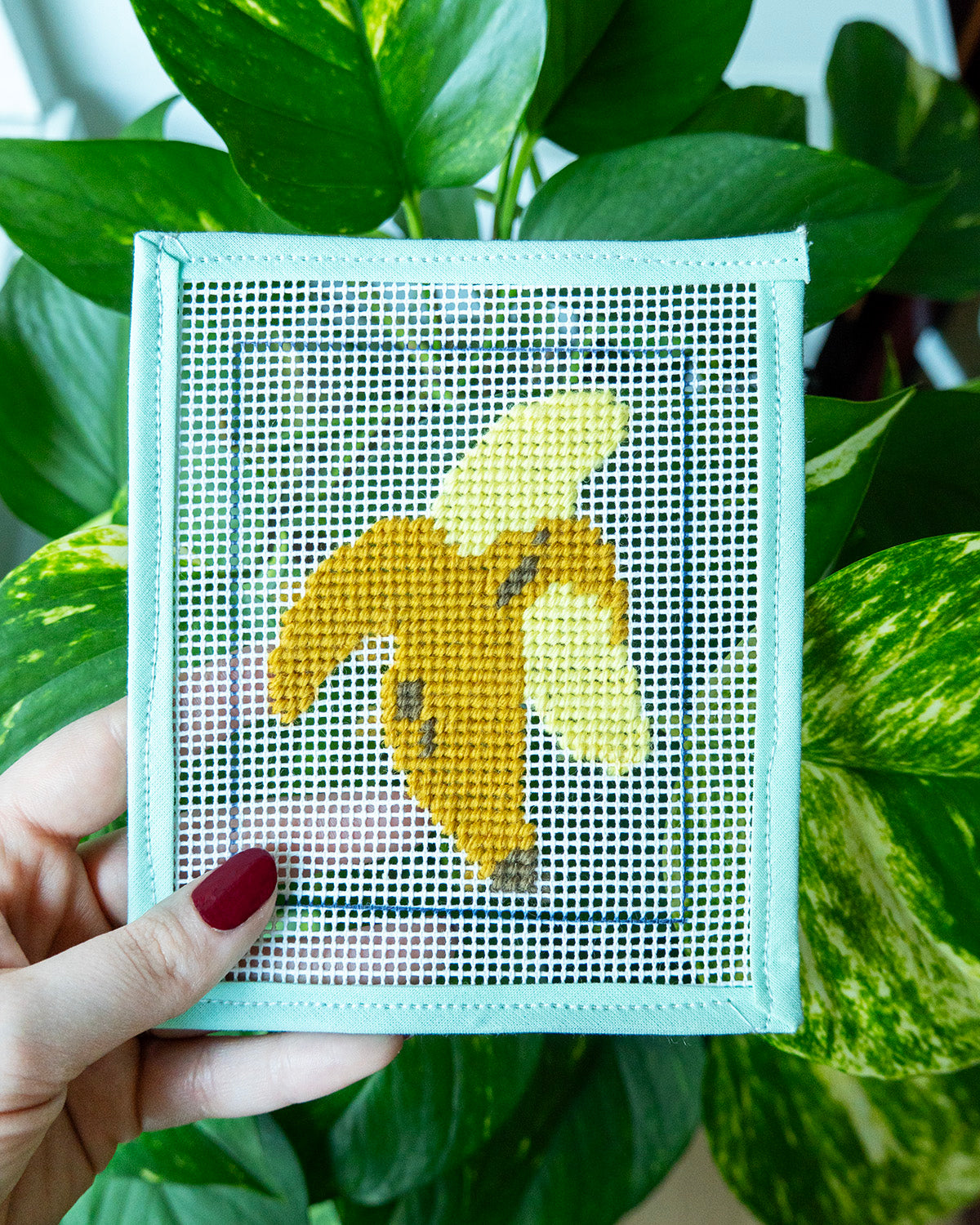 Banana Needlepoint Patch Kit – Unwind Studio