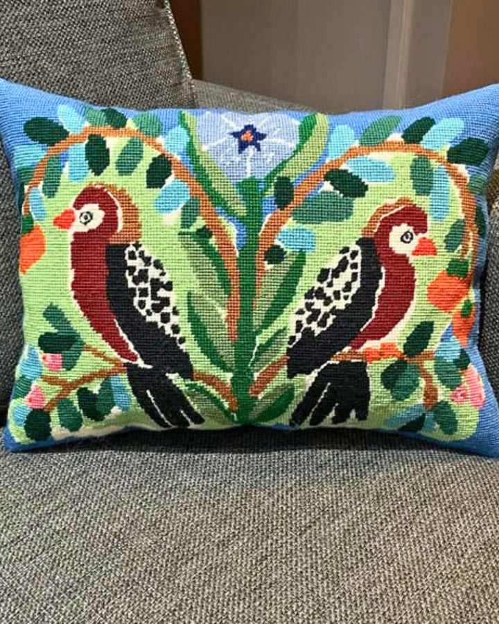 Birds of a Feather Needlepoint Cushion Kit
